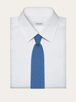 Mail print silk tie - Men