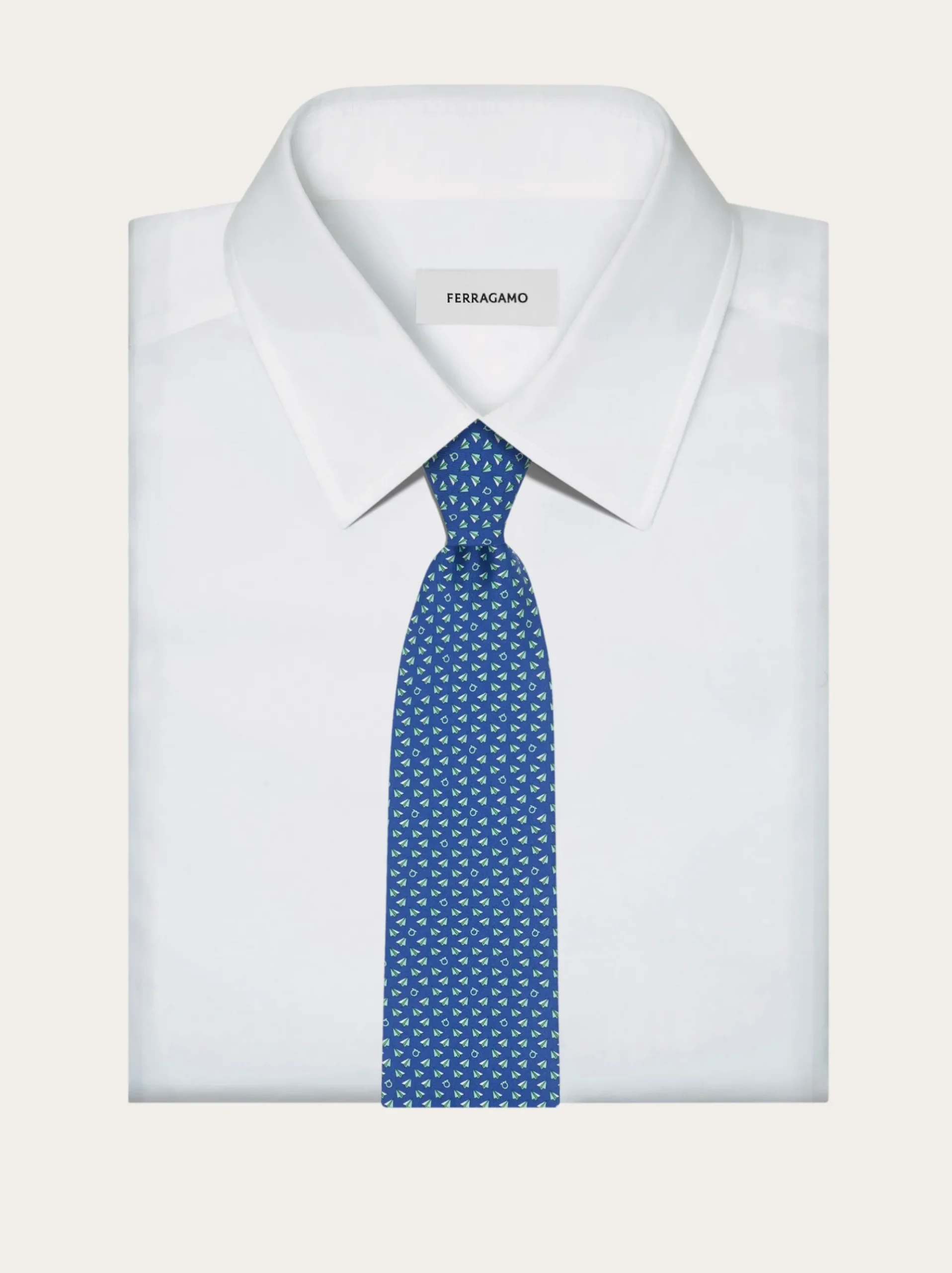 Mail print silk tie - Men