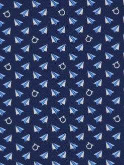 Mail print silk tie - Men