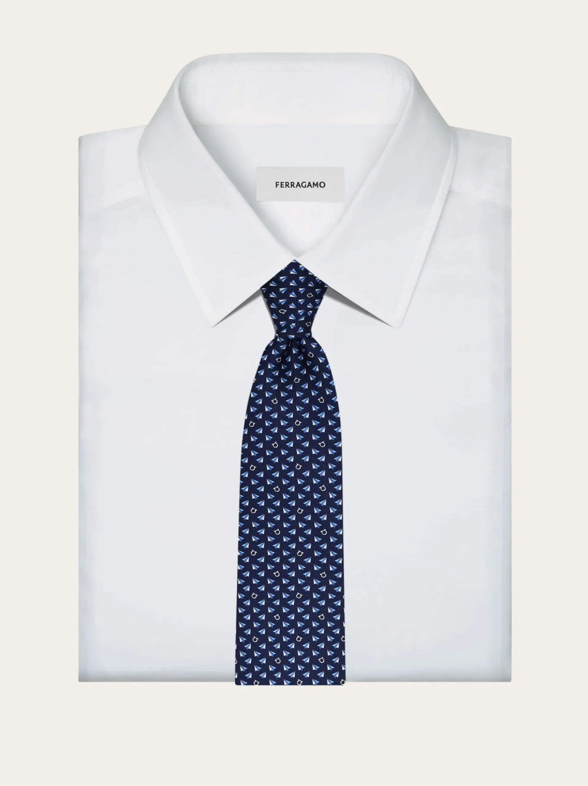 Mail print silk tie - Men