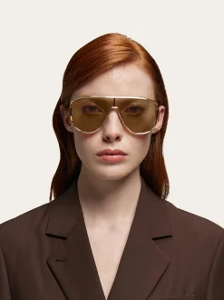 Mask frame sunglasses - Women