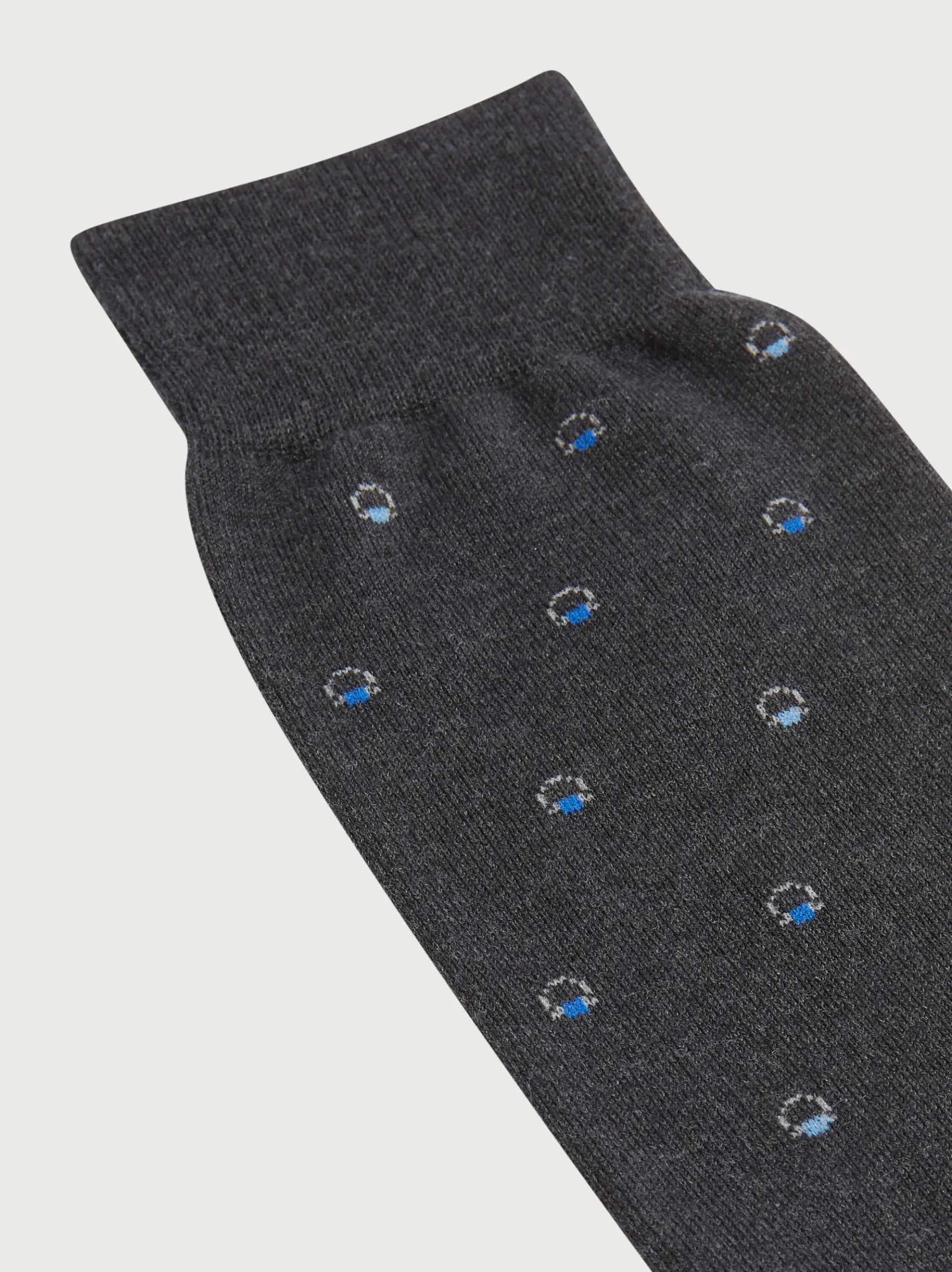 Medium Gancini jacquard sock - Men