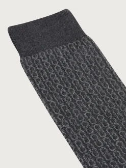Medium Gancini sock - Men
