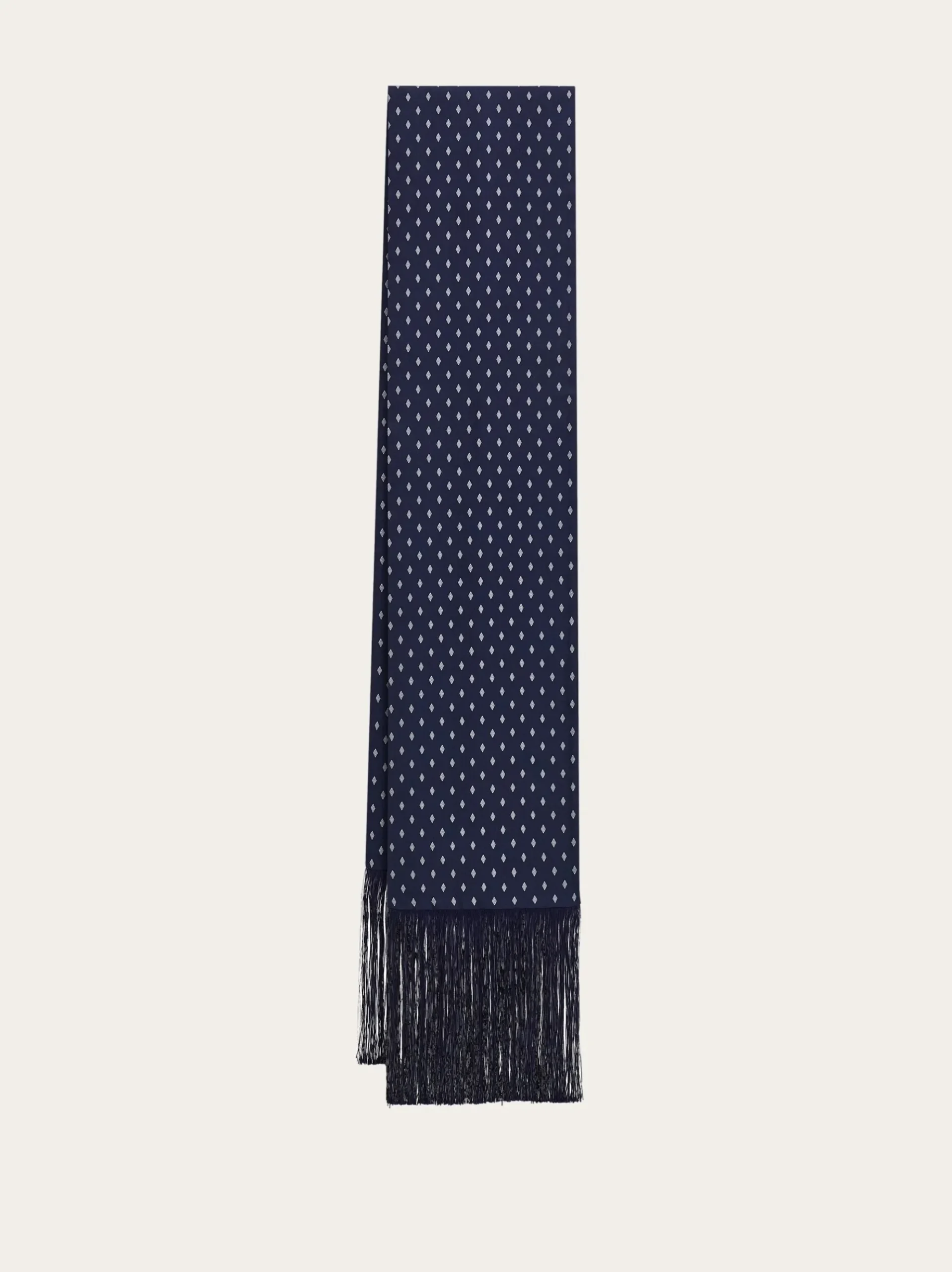 Micro Gancini print silk scarf - Men