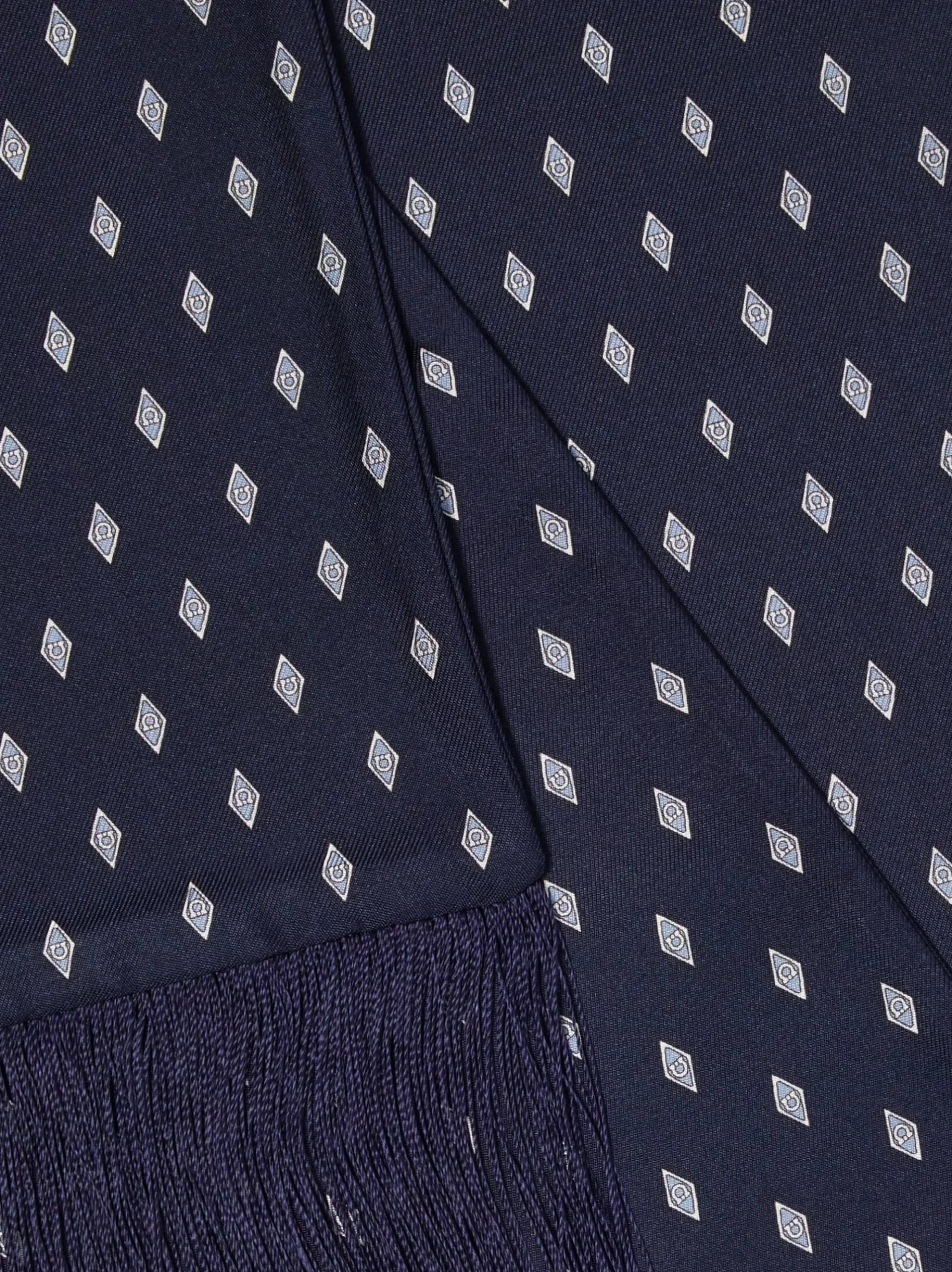 Micro Gancini print silk scarf - Men