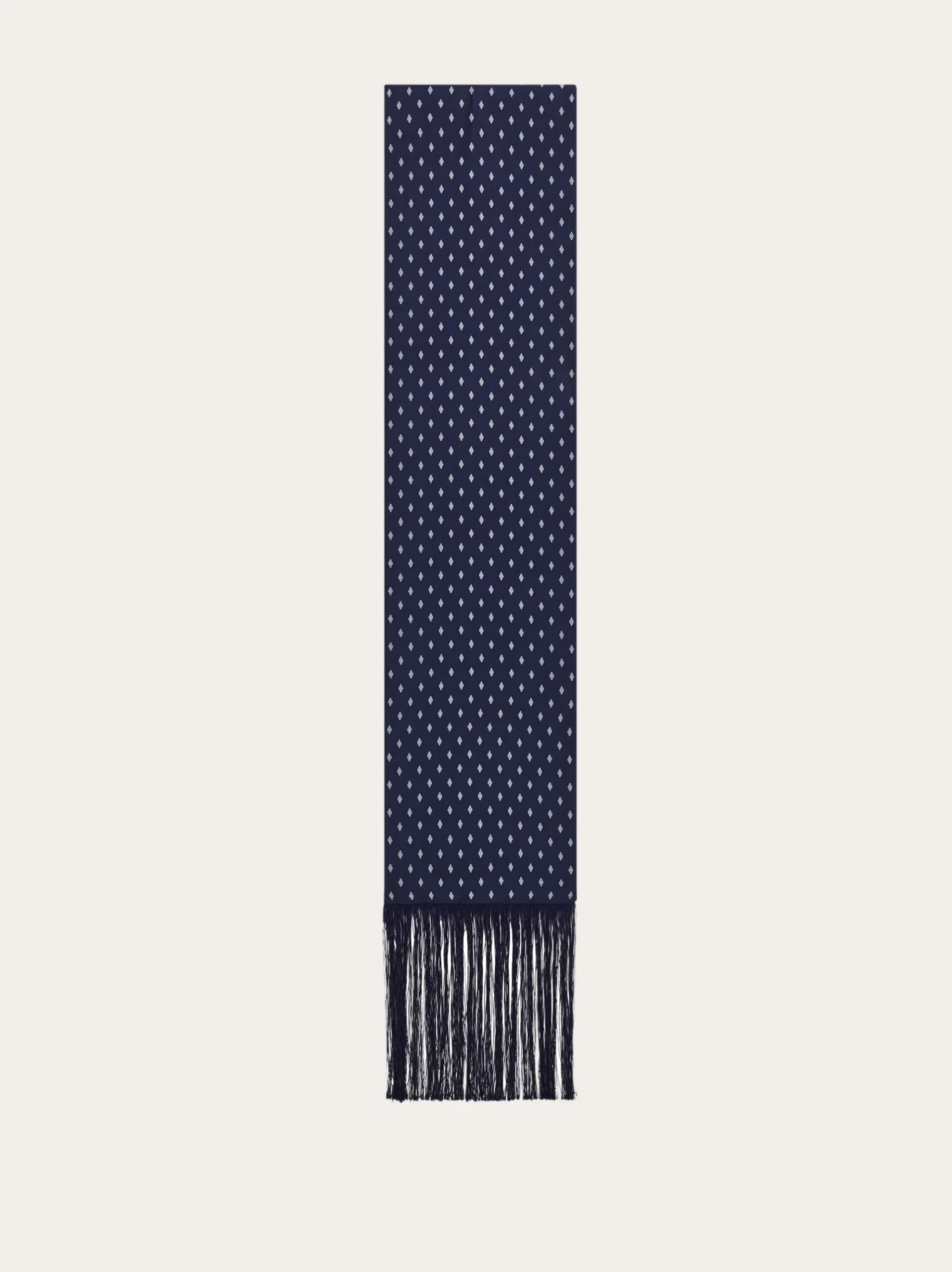 Micro Gancini print silk scarf - Men