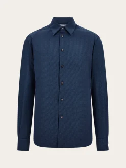 Micro-patterned shirt - Men