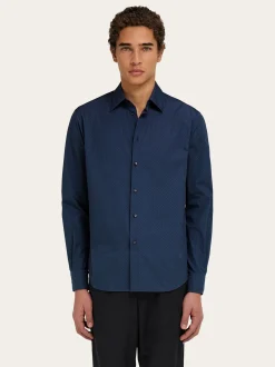 Micro-patterned shirt - Men