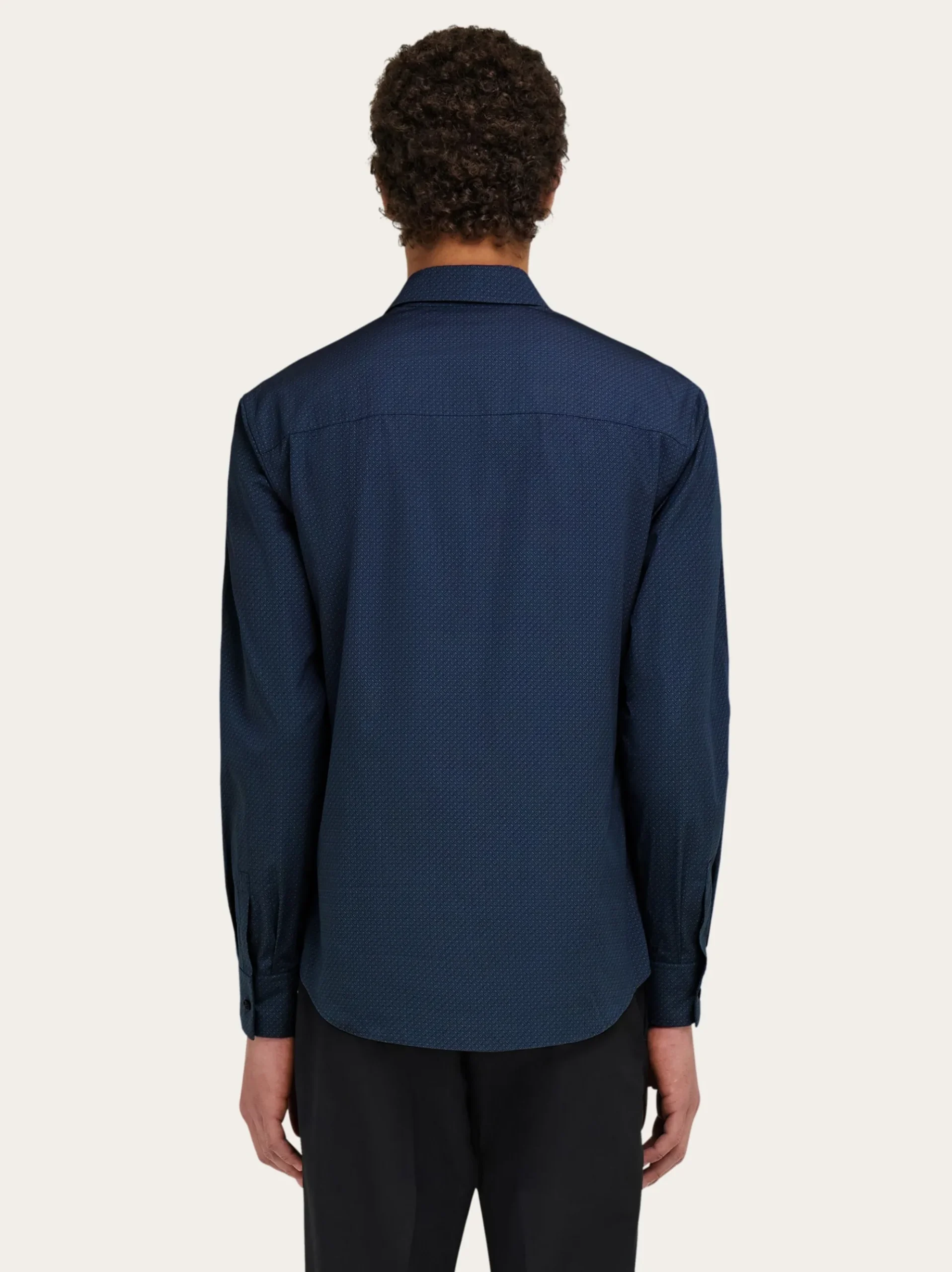 Micro-patterned shirt - Men