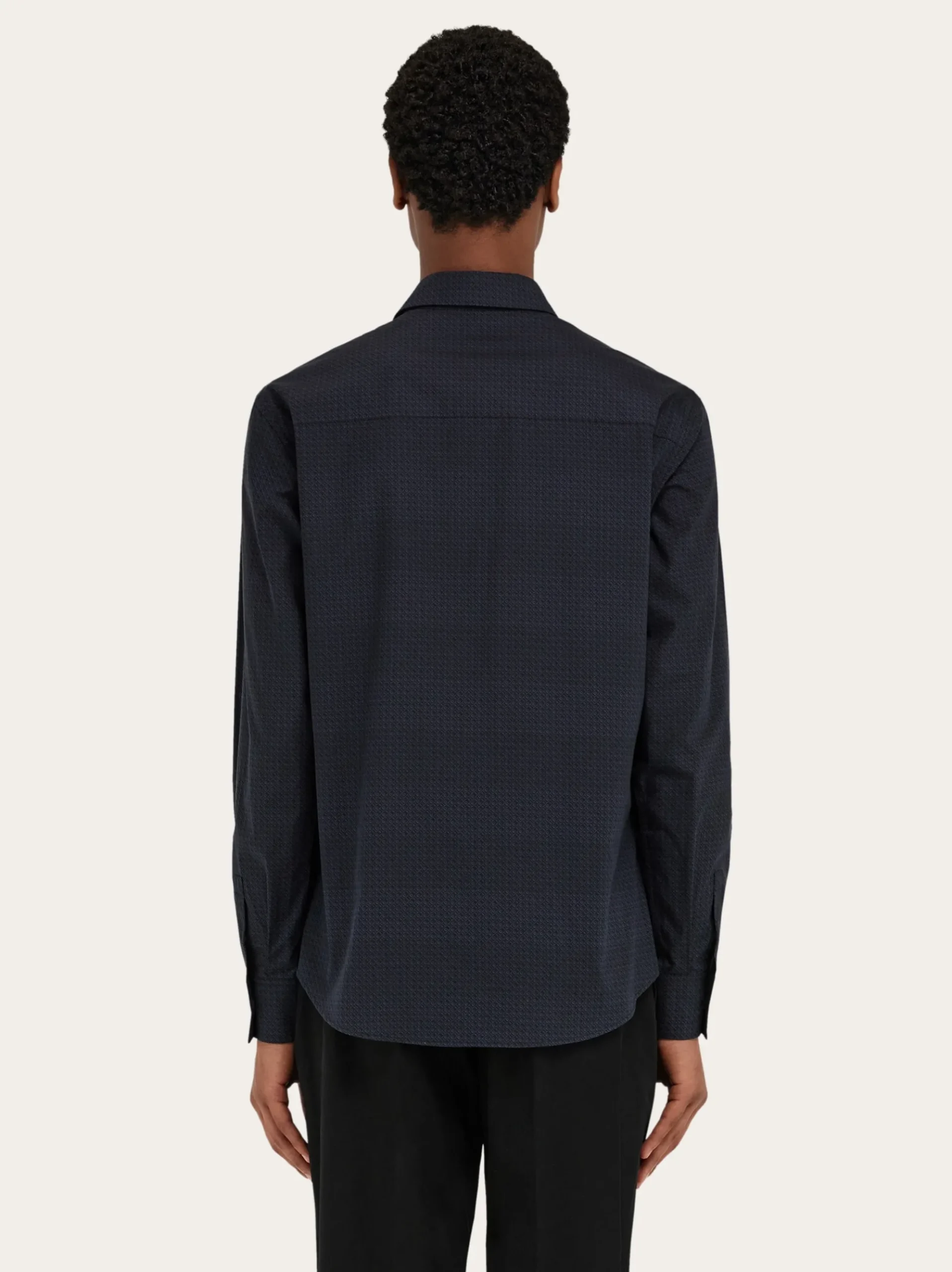 Micro-patterned shirt - Men
