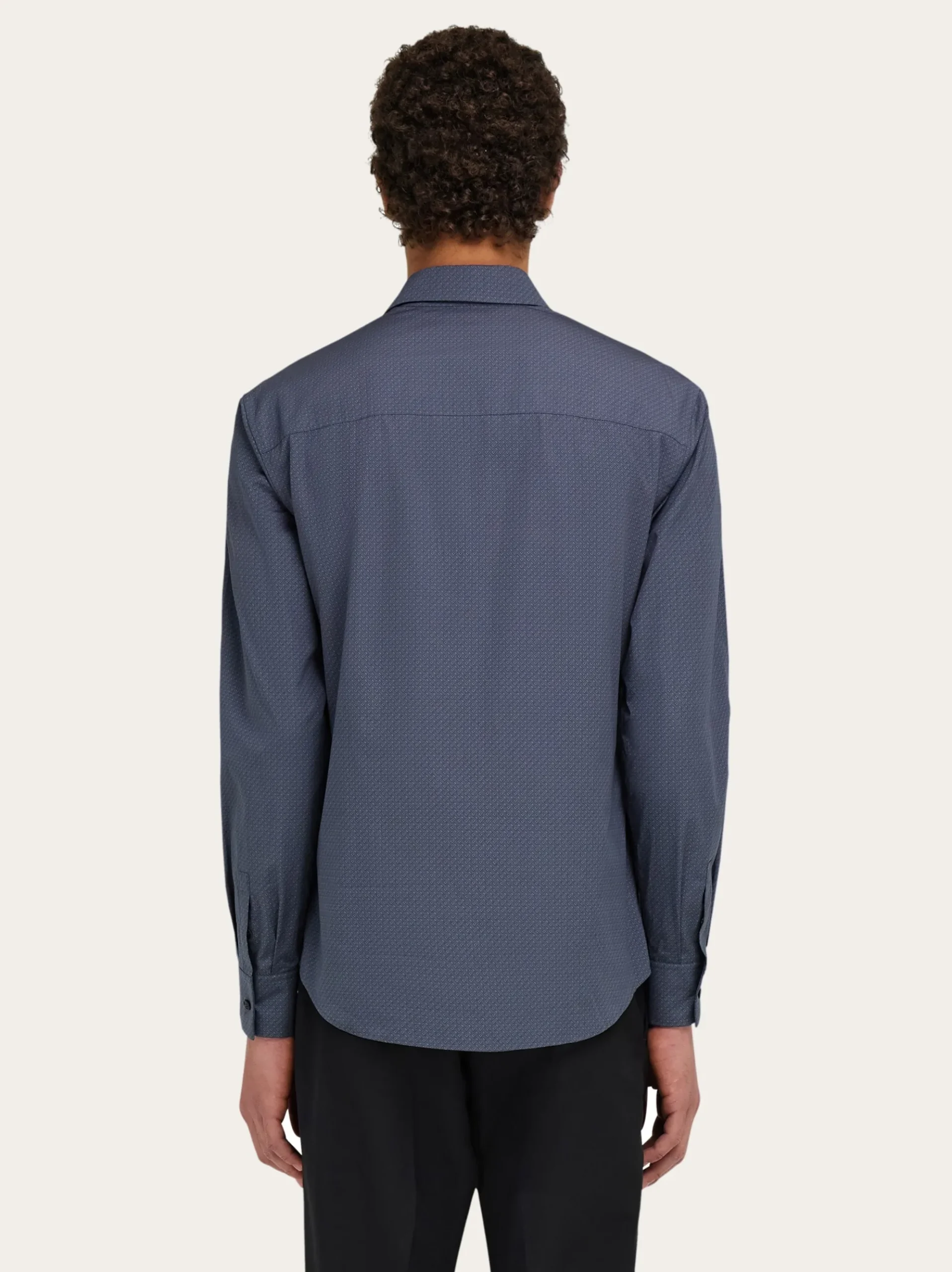 Micro-patterned shirt - Men
