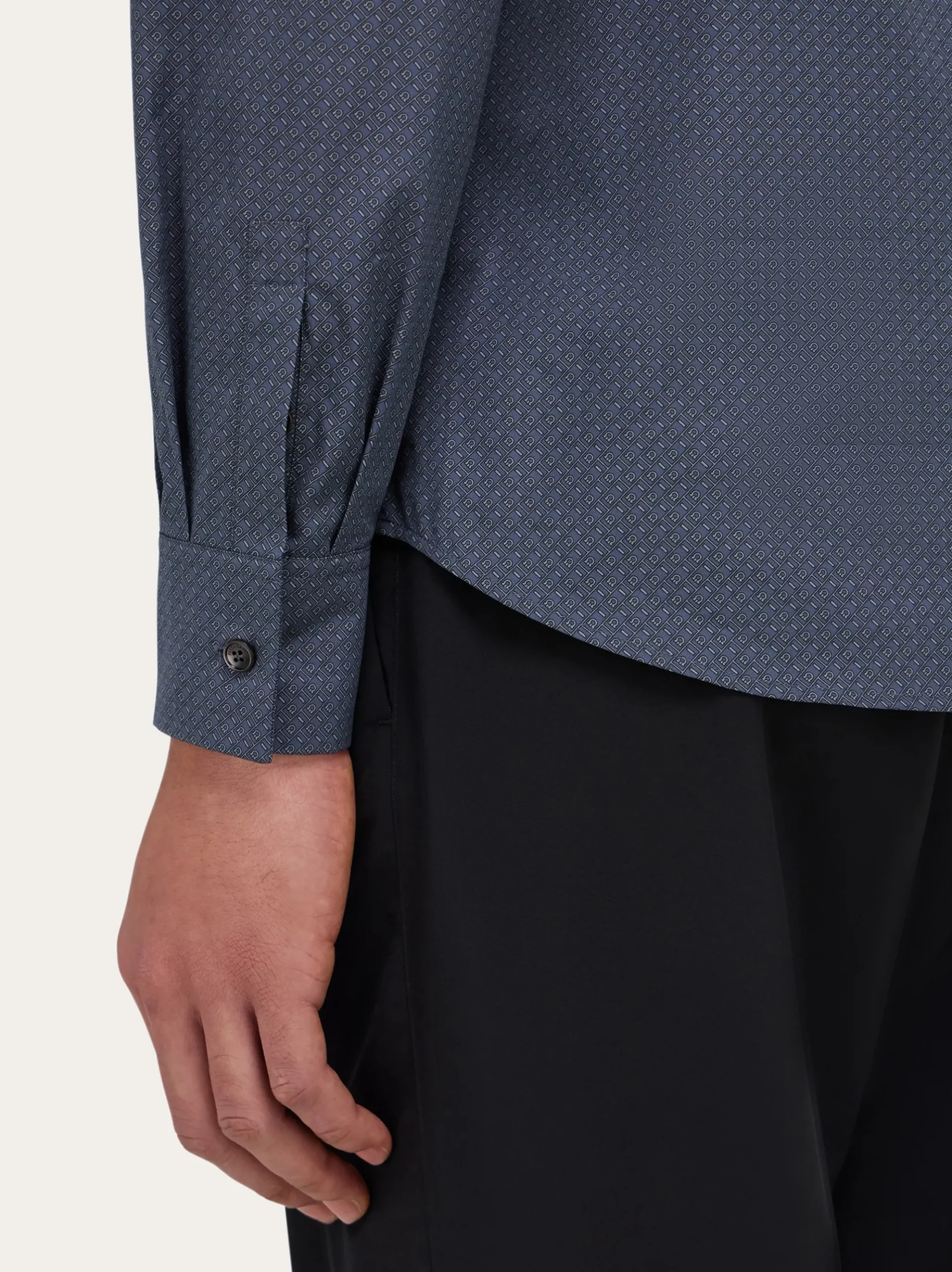 Micro-patterned shirt - Men