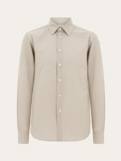 Micro-patterned shirt - Men