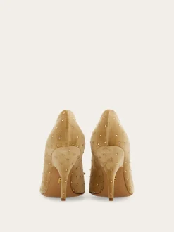 Mid heel pump with bow detail - Women