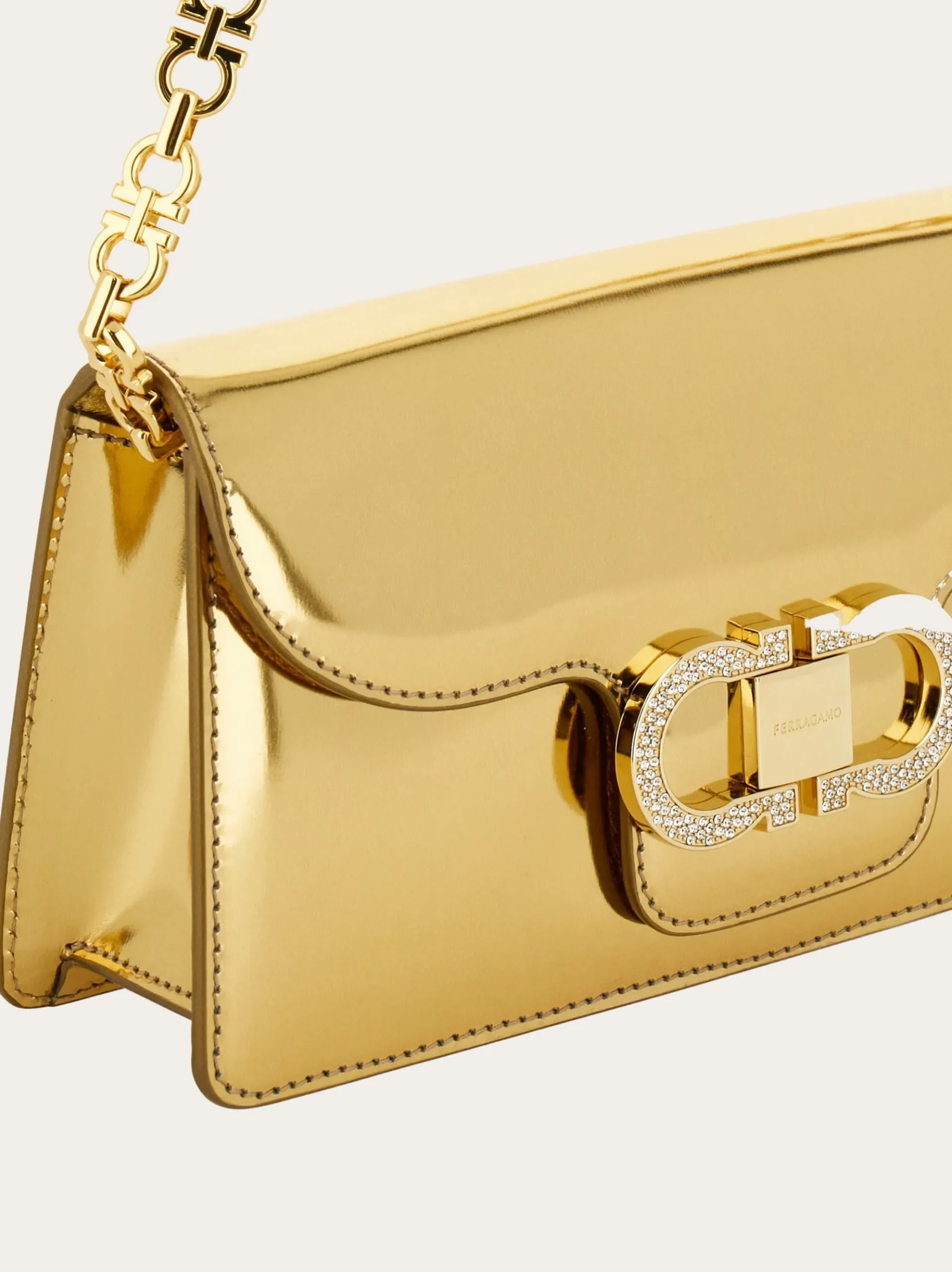 Mini bag Double Gancini chain - Women
