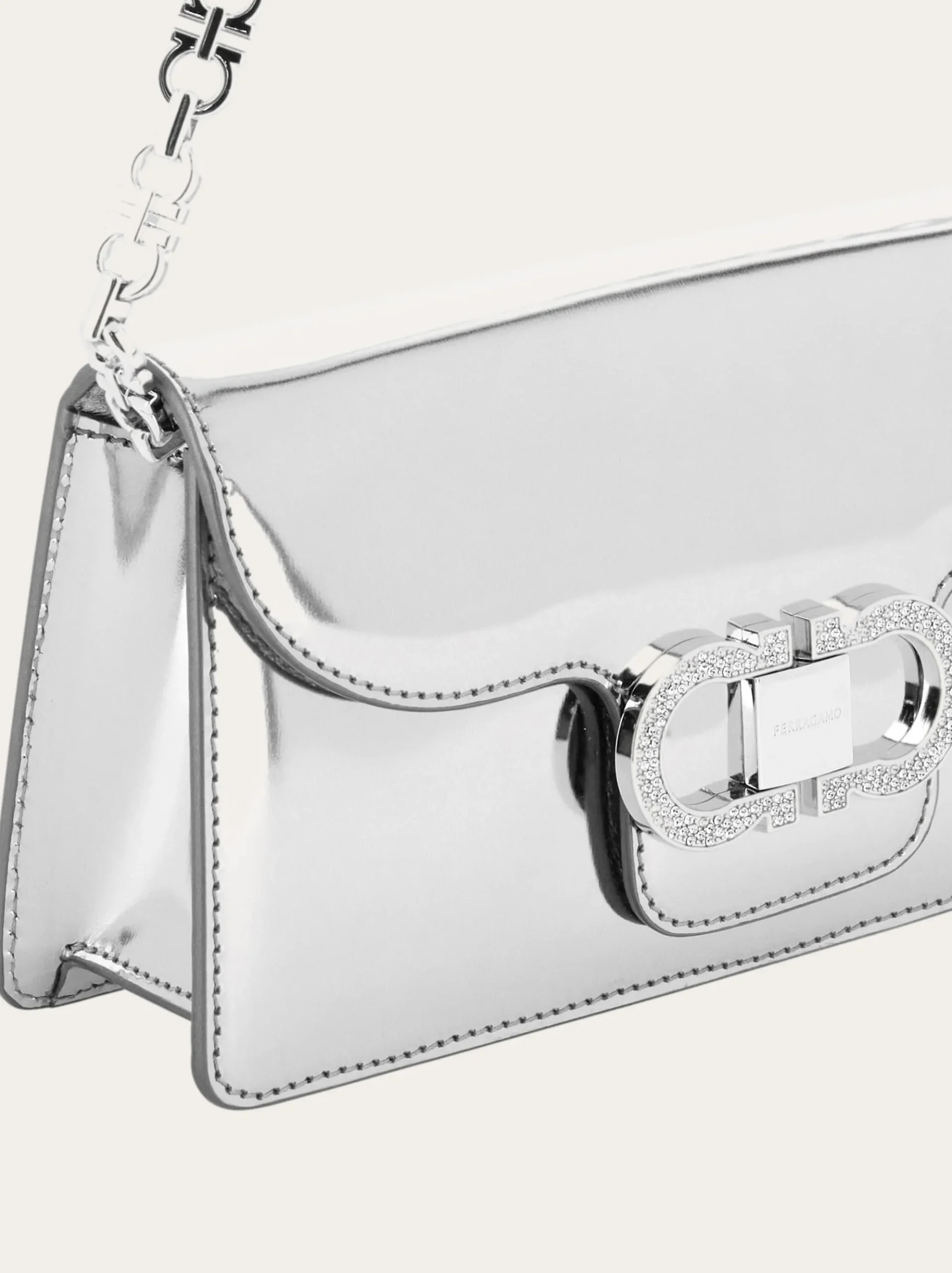 Mini bag Double Gancini chain - Women