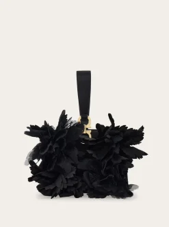 Mini clutch with floral detailing - Women