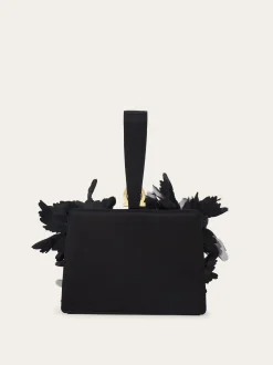 Mini clutch with floral detailing - Women