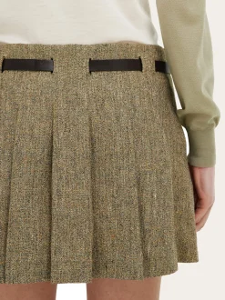 Mini skirt with Gancini belt - Women