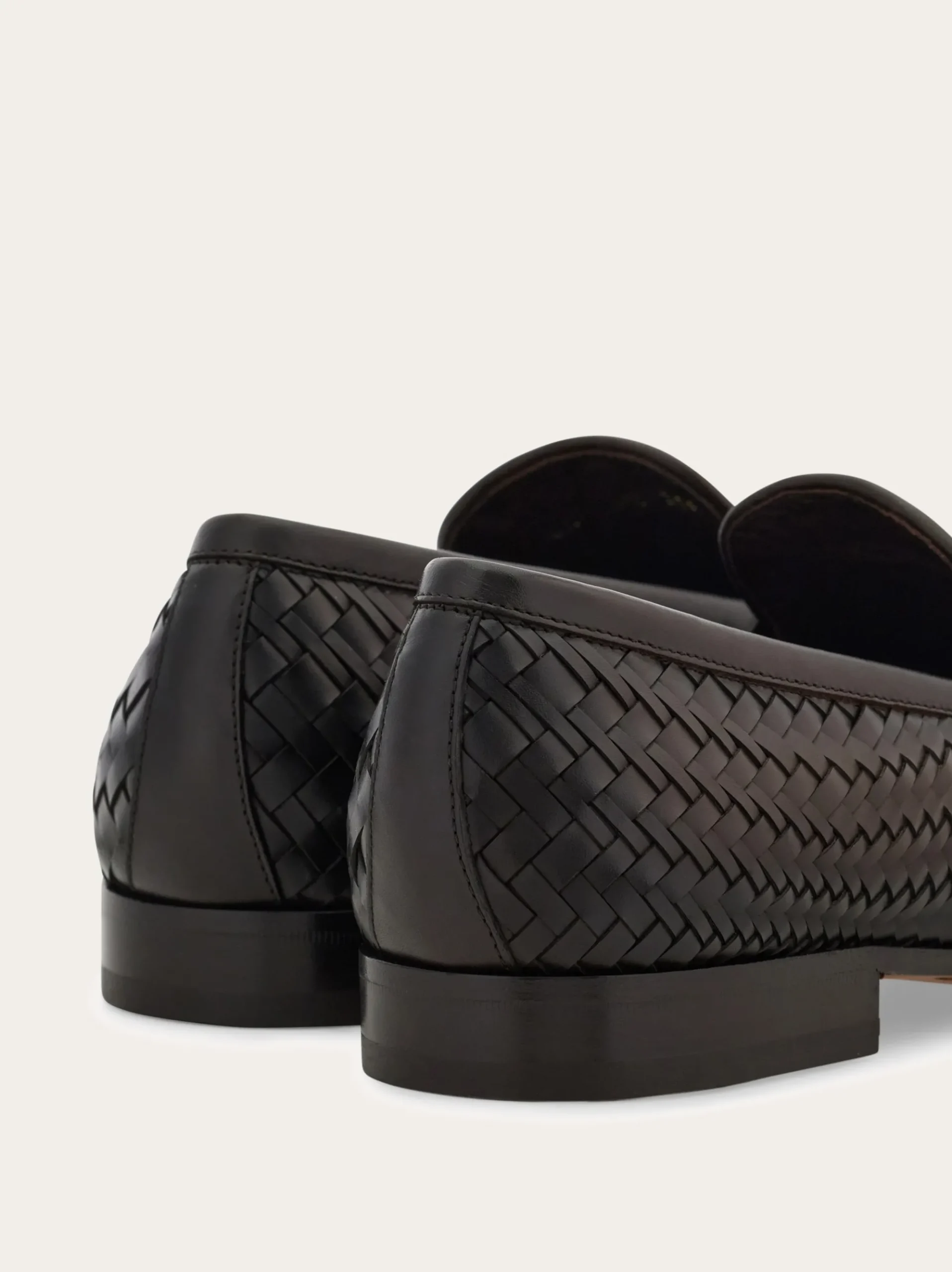 Moccasin with braid Gancini ornament - Men