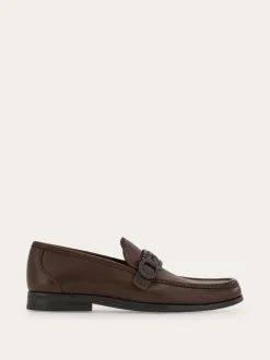 Moccasin with braid Gancini ornament - Men