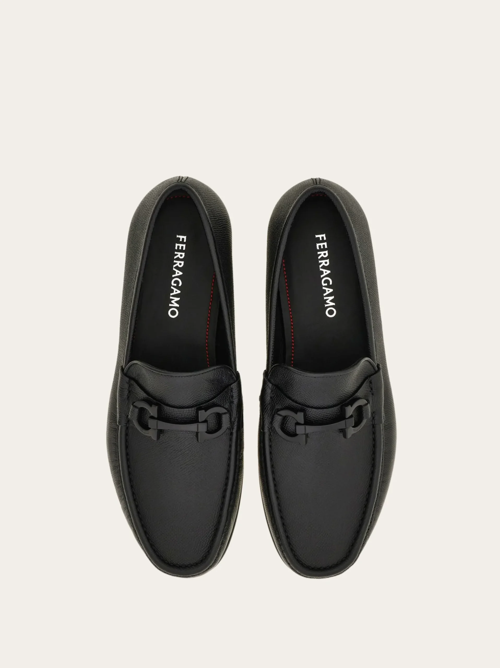 Moccasin with Gancini ornament - Men