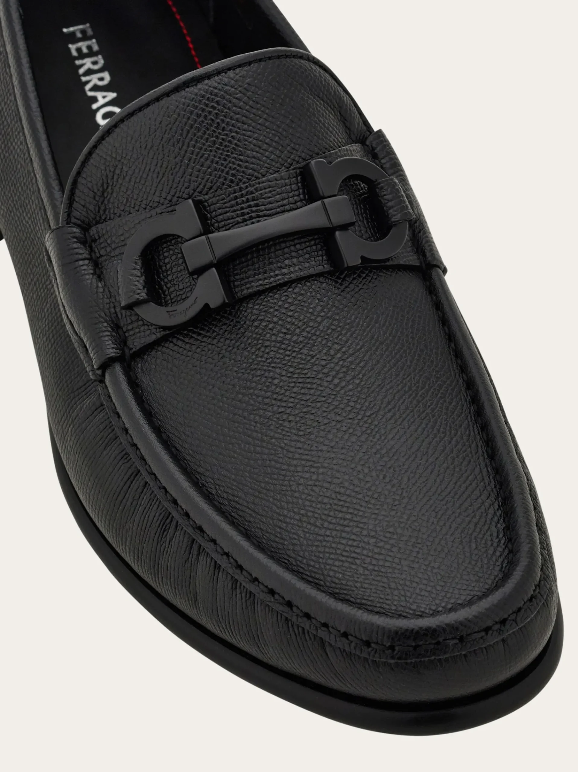 Moccasin with Gancini ornament - Men