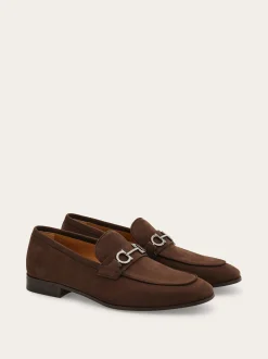 Moccasin with Gancini ornament - Men