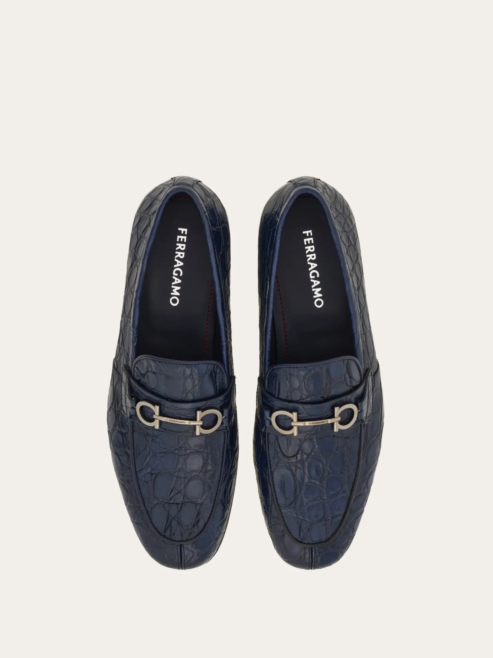 Moccasin with Gancini ornament - Men