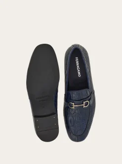 Moccasin with Gancini ornament - Men