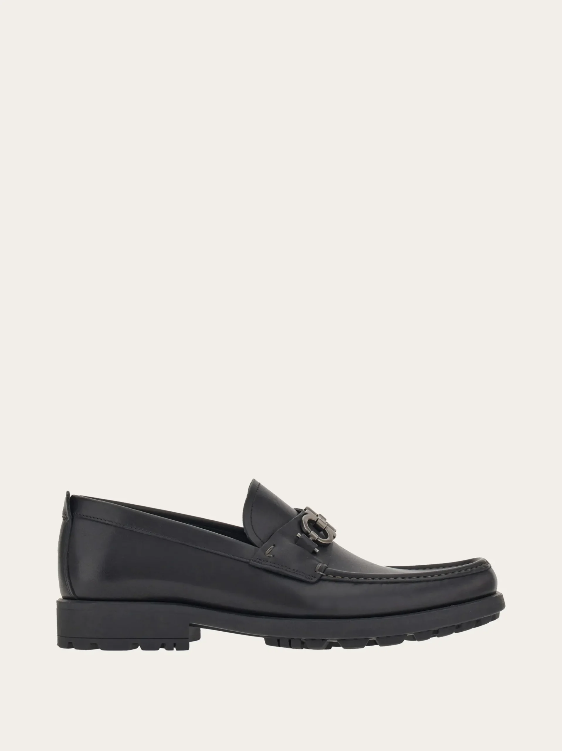 Moccasin with Gancini ornament - Men