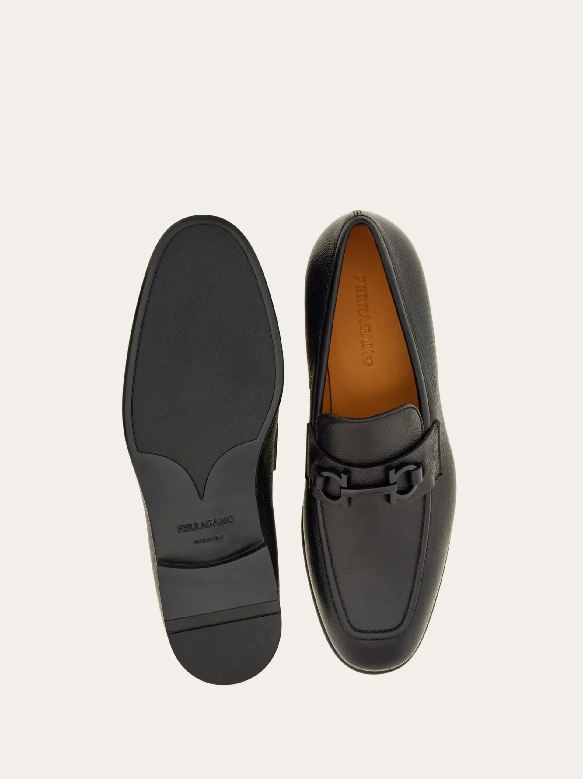 Moccasin with Gancini ornament - Men