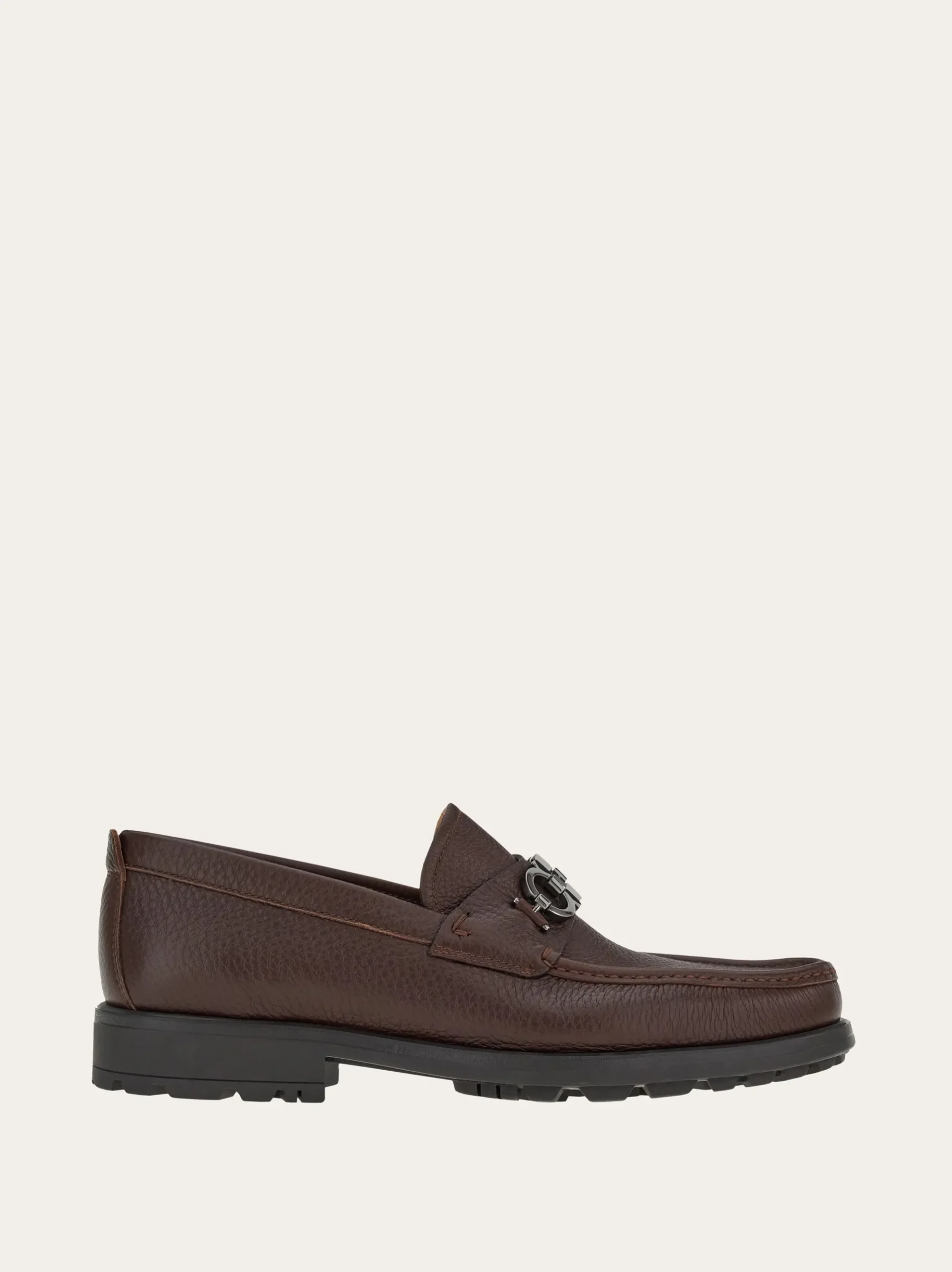 Moccasin with Gancini ornament - Men