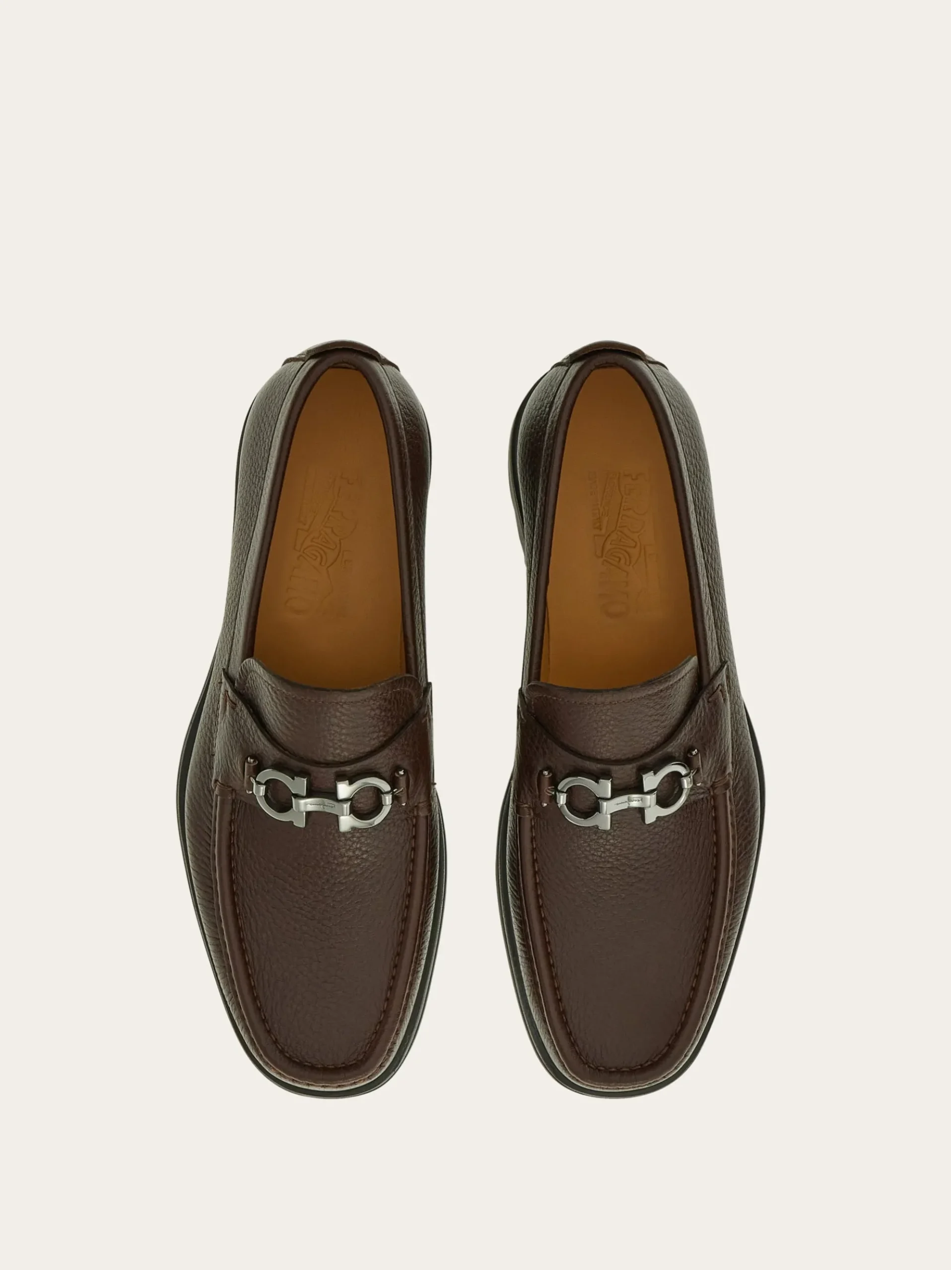 Moccasin with Gancini ornament - Men