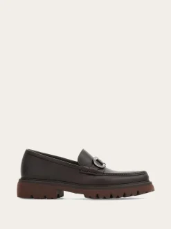 Moccasin with Gancini ornament - Men