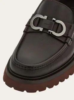 Moccasin with Gancini ornament - Men