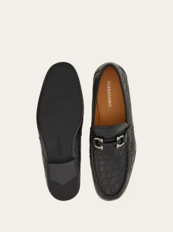 Moccasin with Gancini ornament - Men