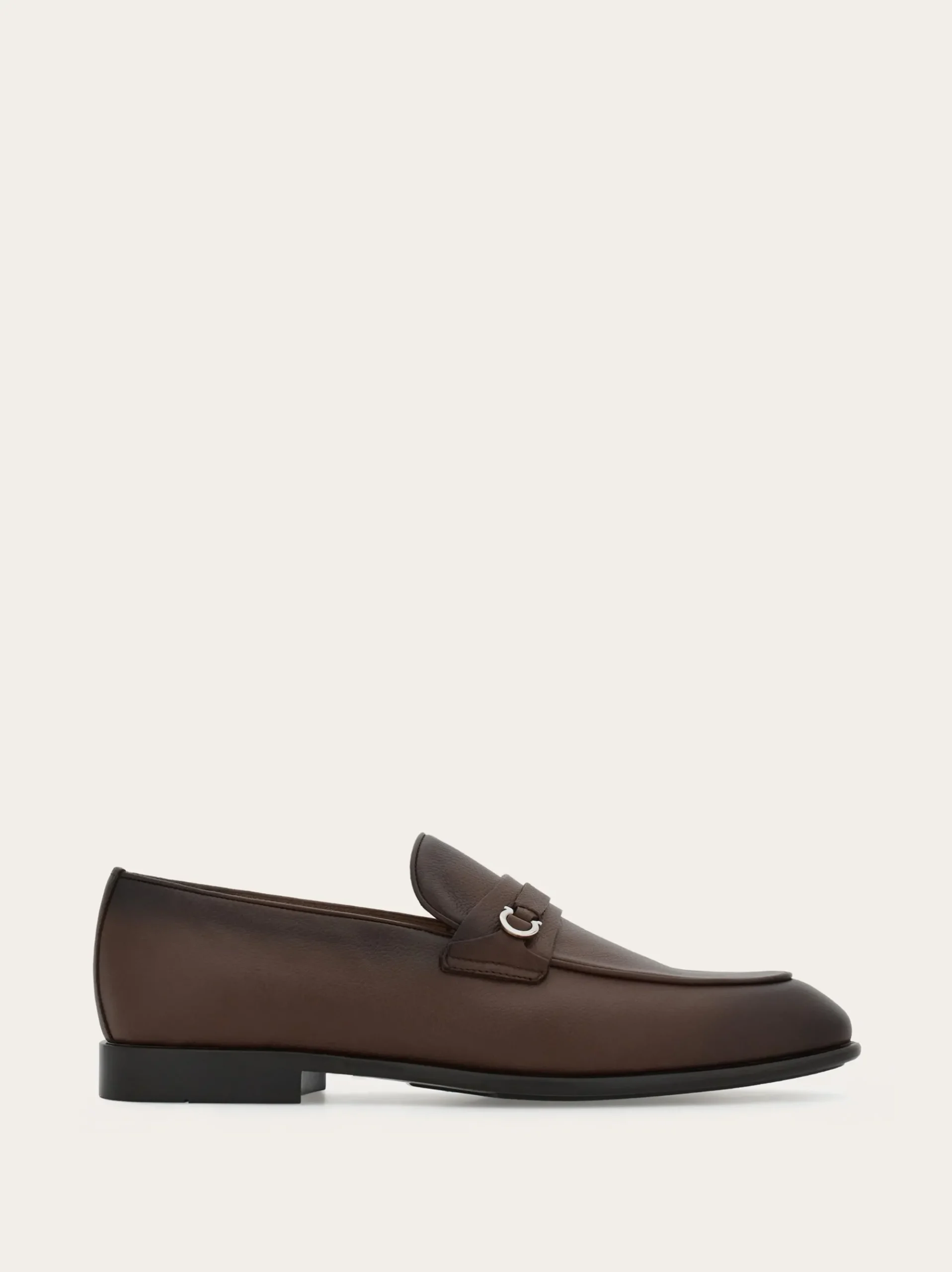 Moccasin with Gancini ornament - Men