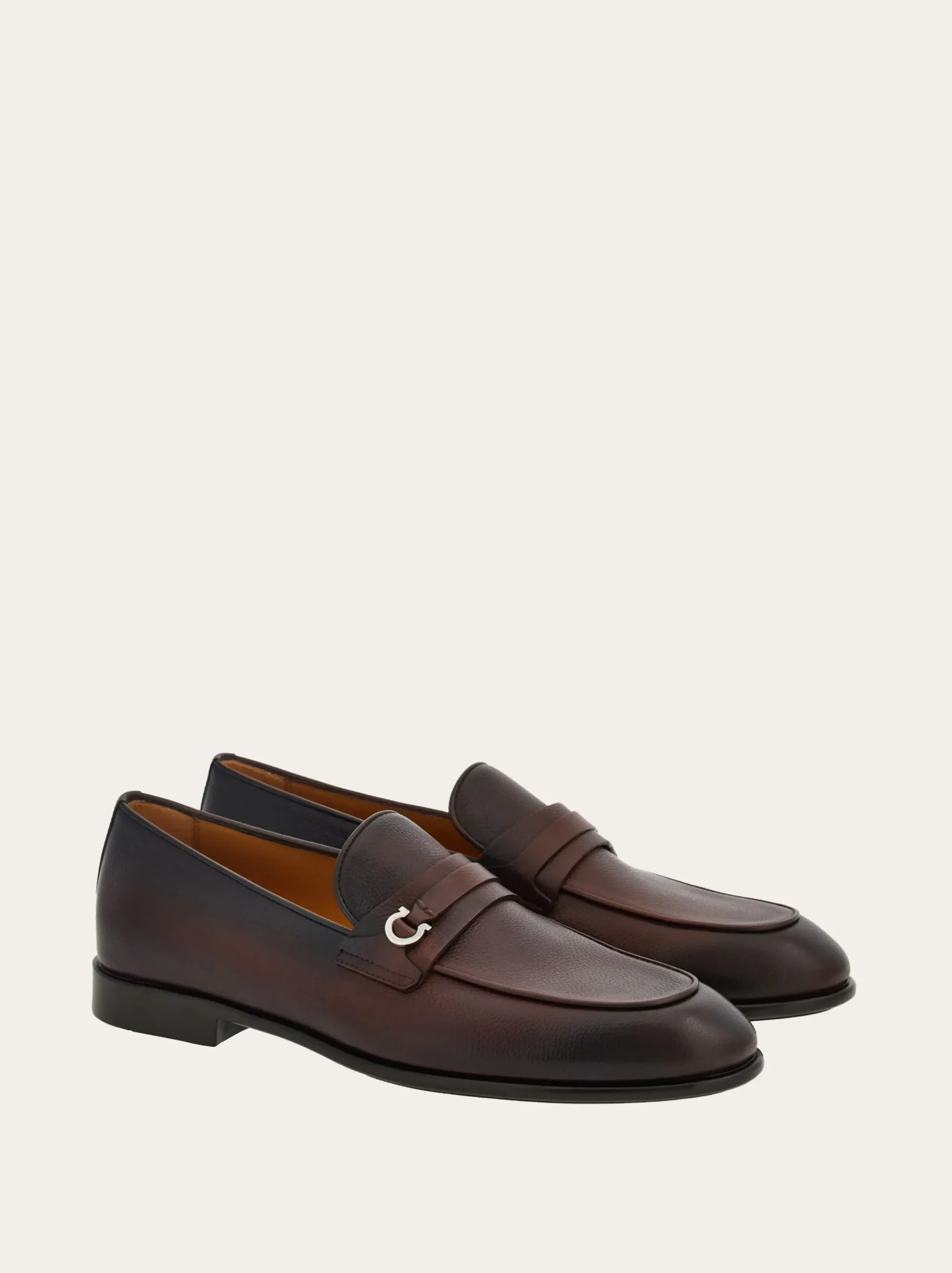 Moccasin with Gancini ornament - Men