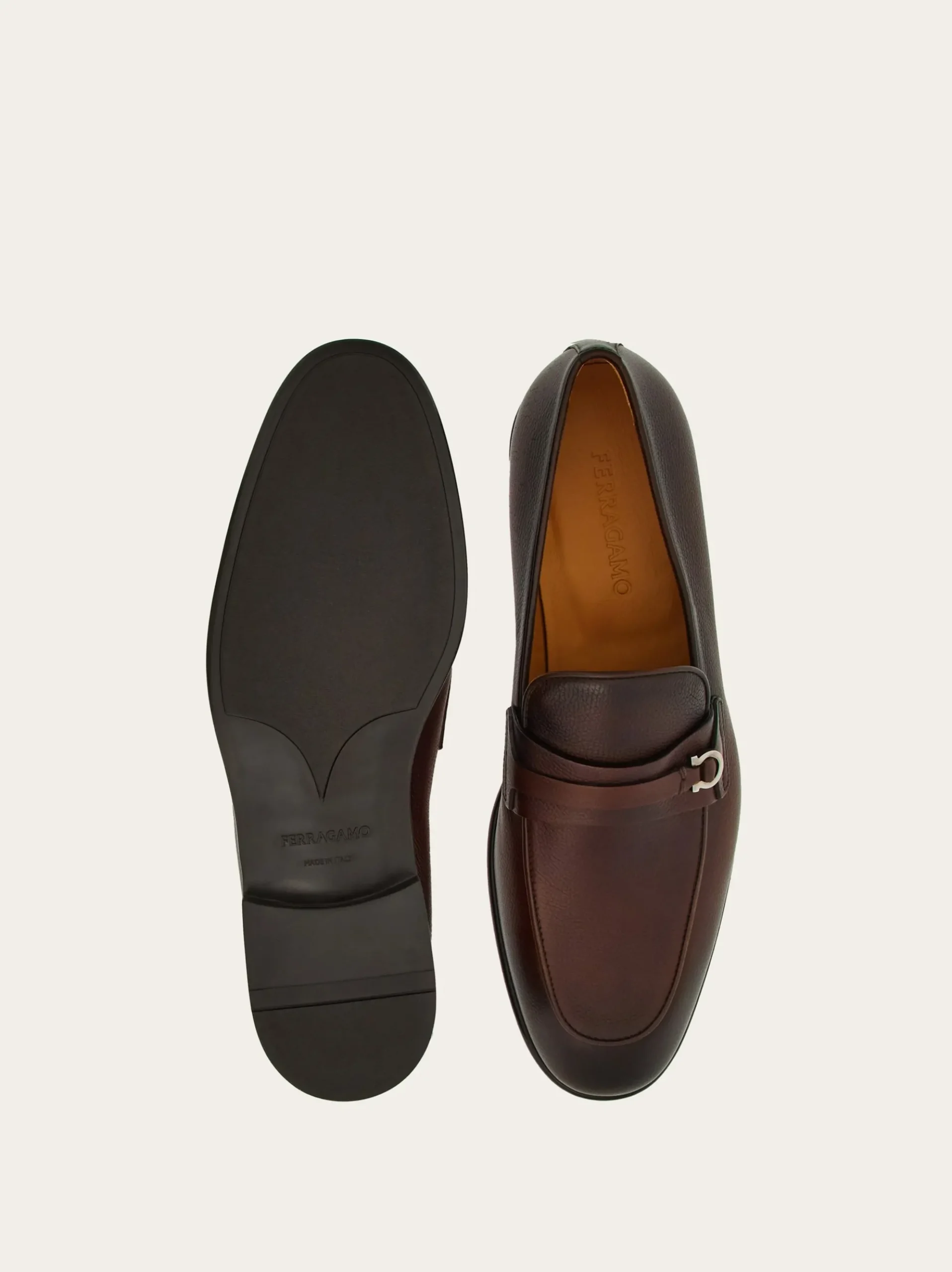 Moccasin with Gancini ornament - Men