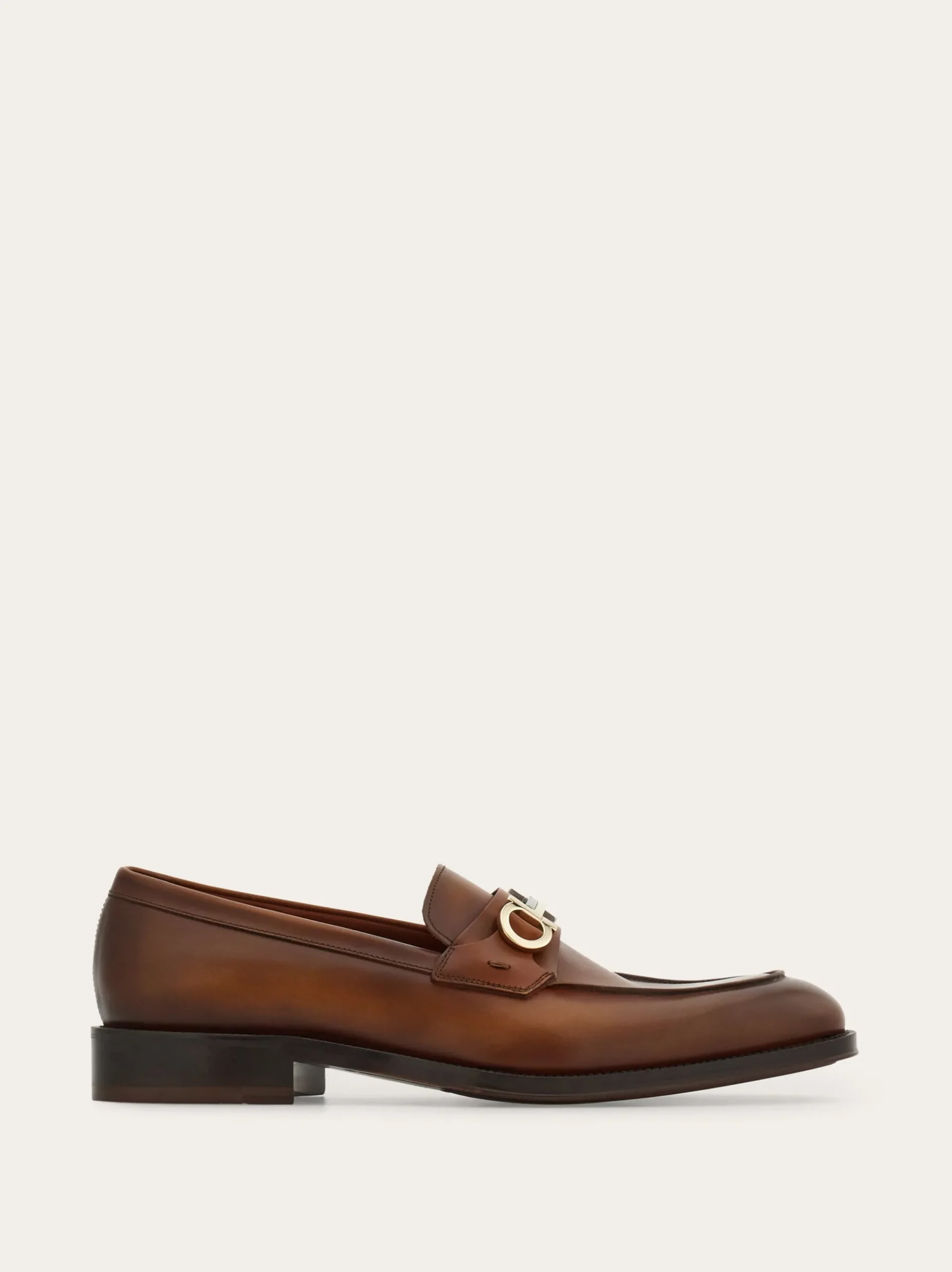 Moccasin with Gancini ornament - Men