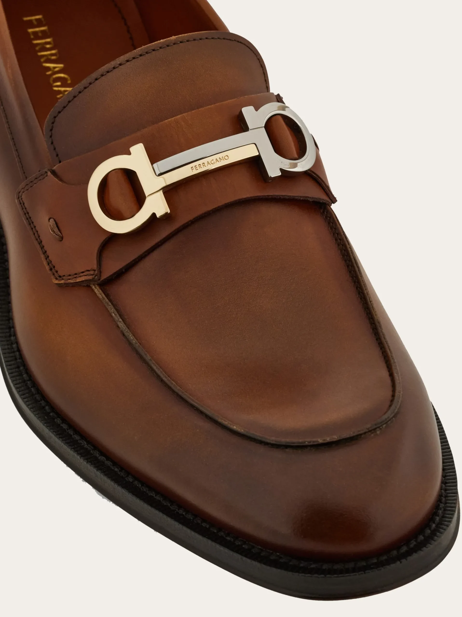 Moccasin with Gancini ornament - Men