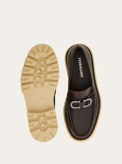 Moccasin with Gancini ornament - Men