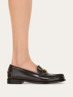 Moccasin with Gancini ornament - Women
