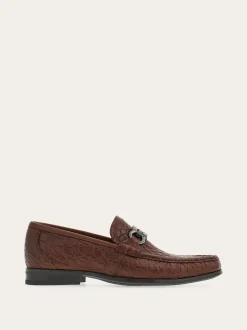Moccasin with Gancini ornament - Men