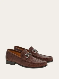 Moccasin with Gancini ornament - Men
