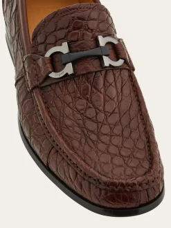Moccasin with Gancini ornament - Men