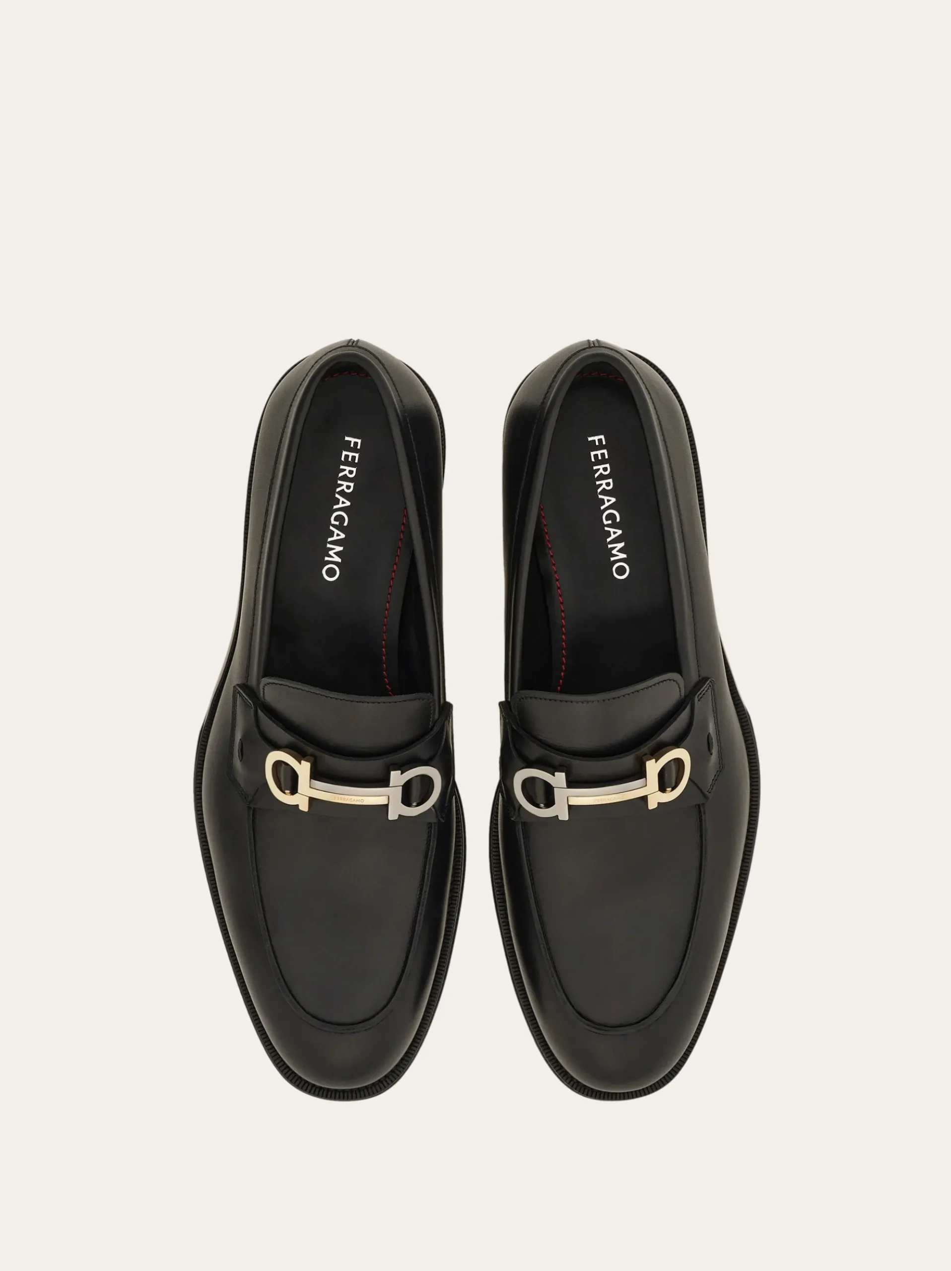 Moccasin with Gancini ornament - Men