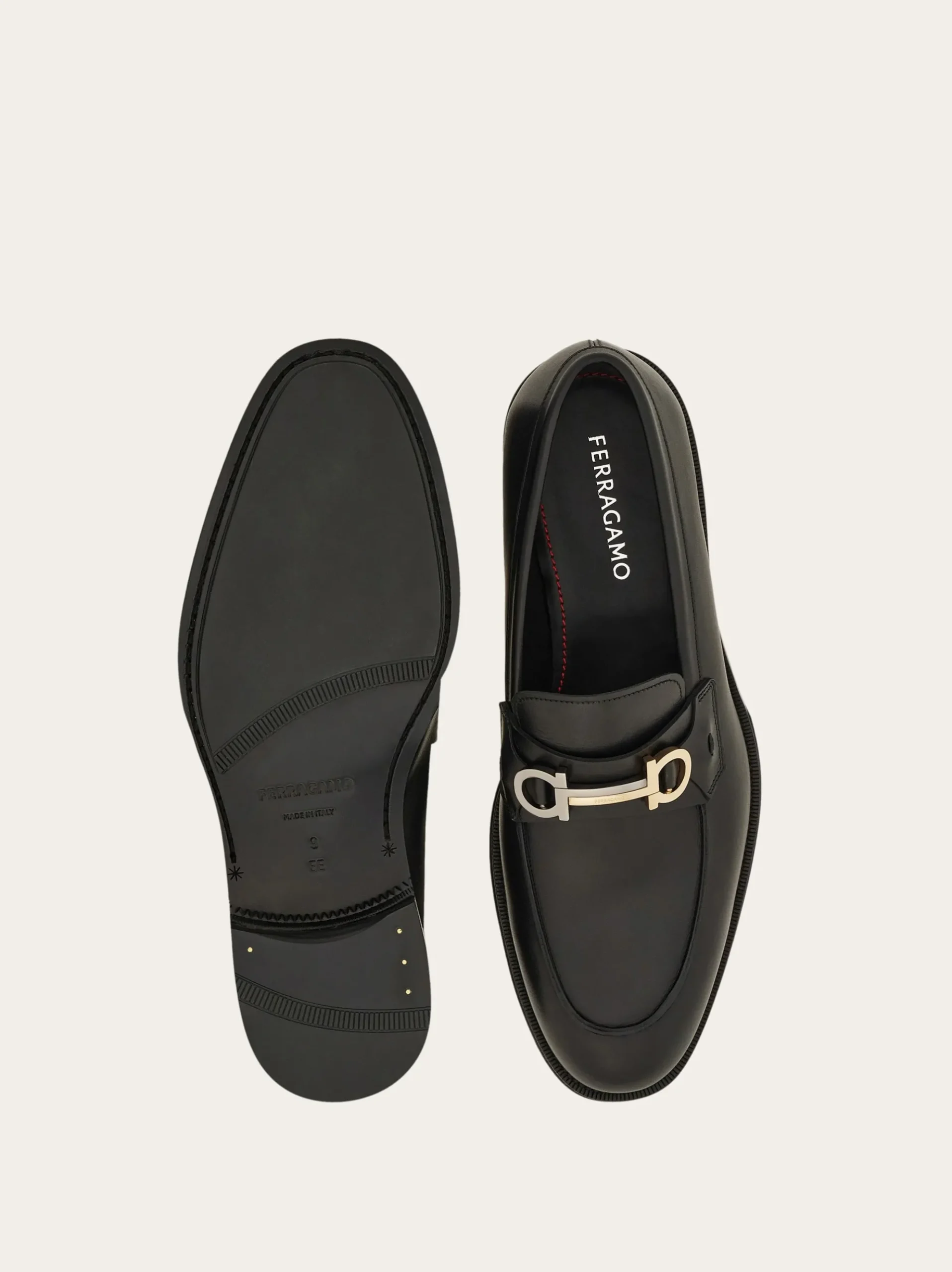 Moccasin with Gancini ornament - Men