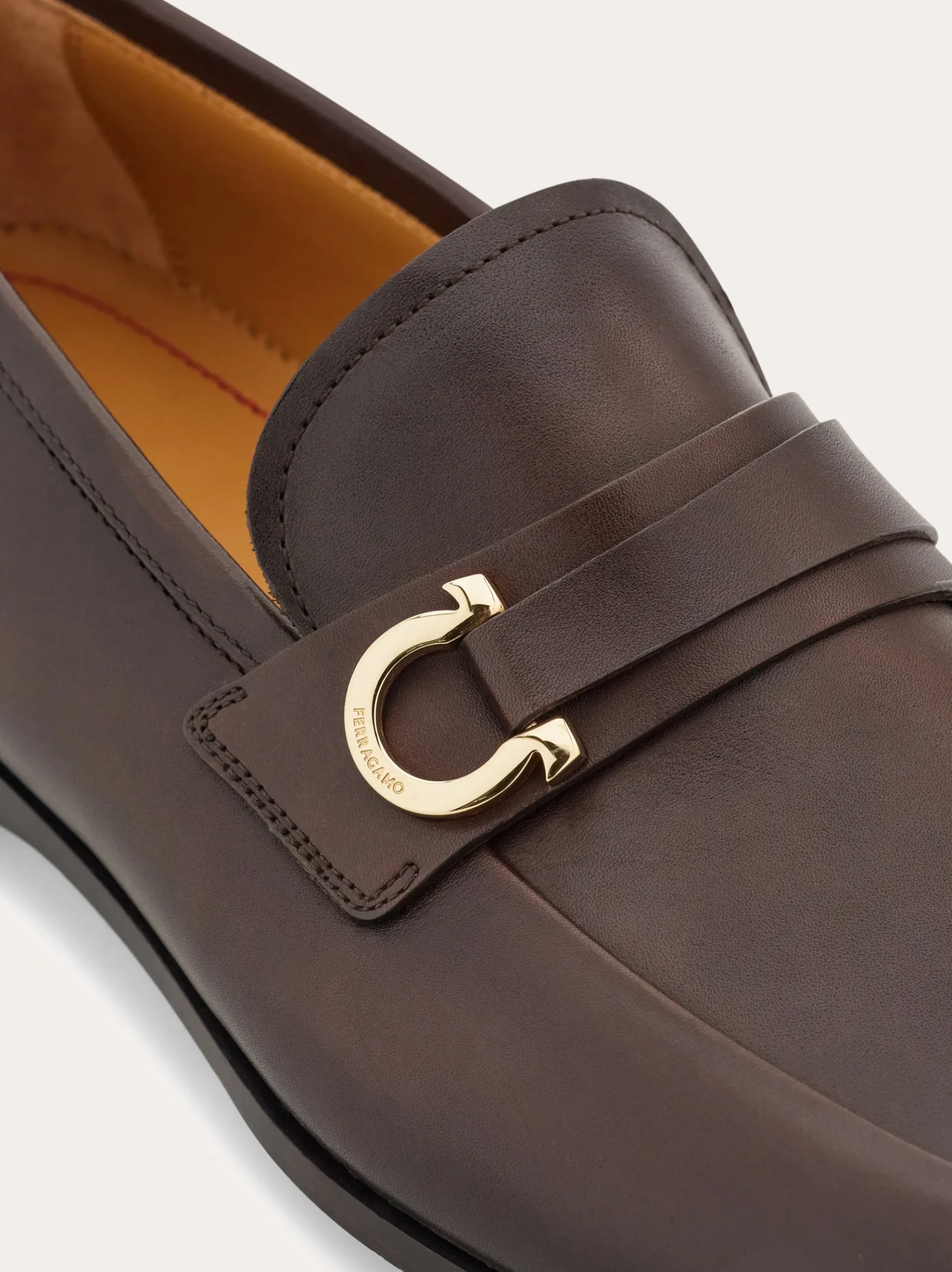 Moccasin with Gancini ornament - Men
